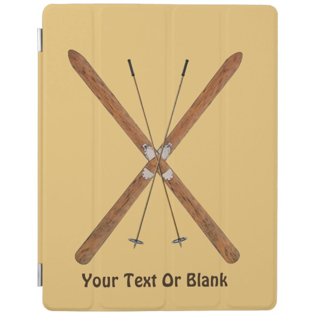 Cross-Country Skis And Poles iPad Smart Cover (Front)