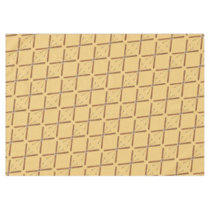 Cross-Country Skis And Poles Tablecloth