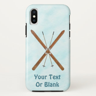 Cross-Country Skis On Snow iPhone XS Case