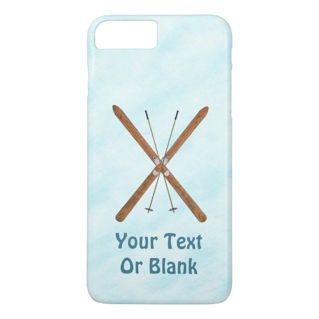 Cross-Country Skis On Snow Case-Mate iPhone Case (Back)