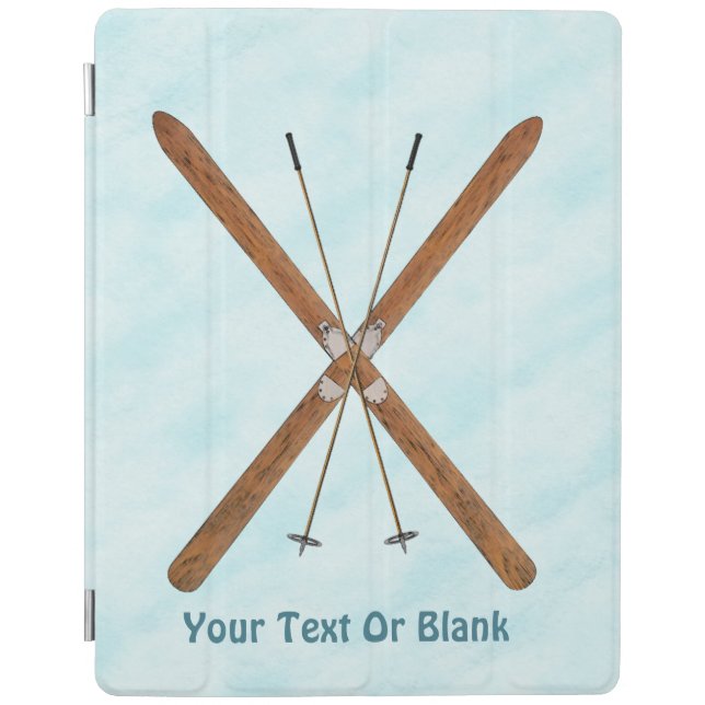 Cross-Country Skis On Snow iPad Smart Cover (Front)
