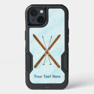 Cross-Country Skis On Snow iPhone 13 Case