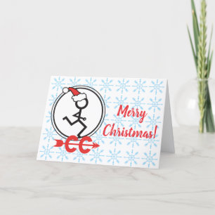 Cross Country Snowflakes Holiday Runner © Card