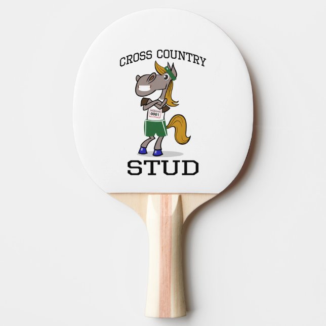 Cross Country Stud Ping-Pong Paddle (Front)