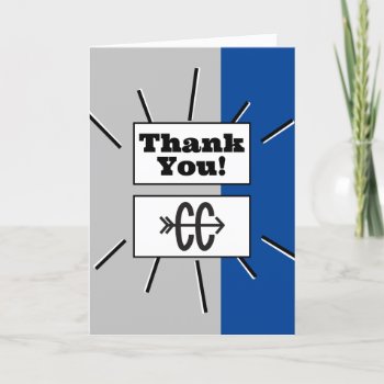 Cross Country Thank You - Running Blue Grey by BiskerVille at Zazzle