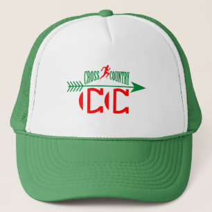 Cross country trucker hat