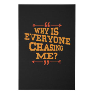 Cross Country Why Is Everyone Chasing Me Faux Canvas Print
