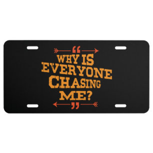 Cross Country Why Is Everyone Chasing Me License P Plate