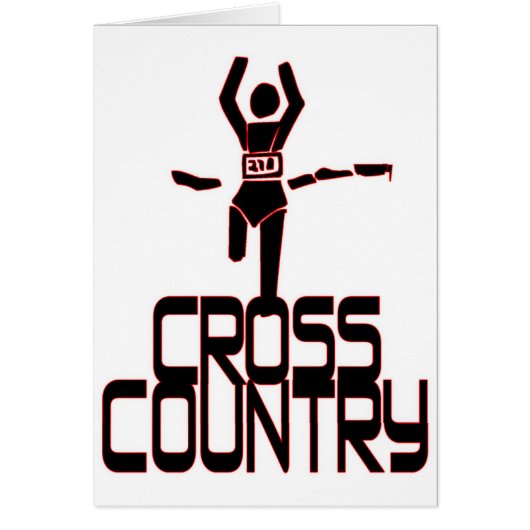 CROSS COUNTRY WINNER - FINISH LINE CARDS (Front)