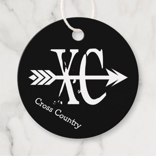 Cross Country XC Running Favor Tags