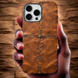  Cross Craft Leather iPhone 16 Pro Max Case