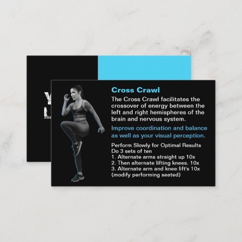 Cross Crawl Training Business  Business Card