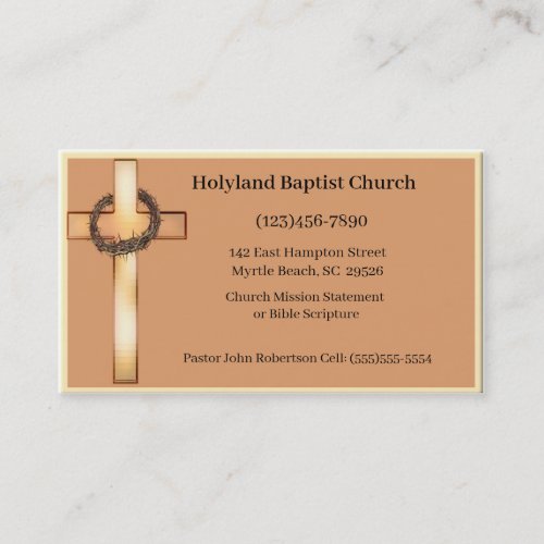 Church Business Cards
