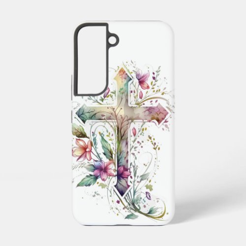 Cross Crucifix Christian Jesus God Graphic Art Samsung Galaxy S22 Case