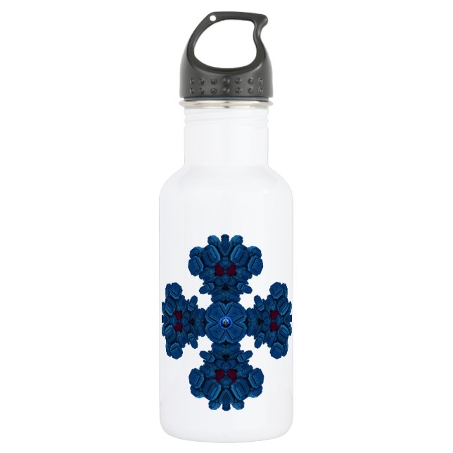 Cross Cube Stack Stainless Steel Water Bottle (Front)