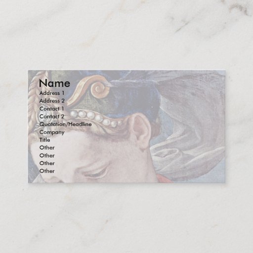 Customizable Cross Detail By Bronzino Angelo Business Card