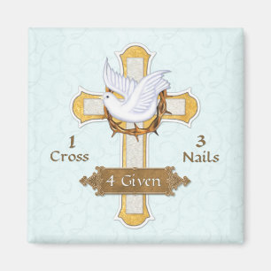Cross Dove 4 Given Magnet
