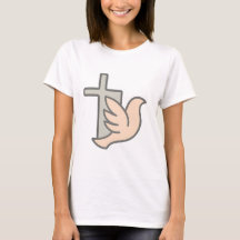 Cross & Dove Symbol of Peace