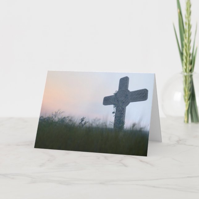 Cross Down Holiday Card (Front)