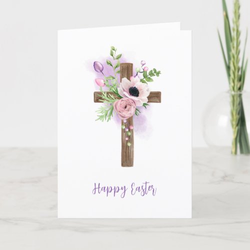 Cross Easter Cards _ Purple Rose Christian Cards