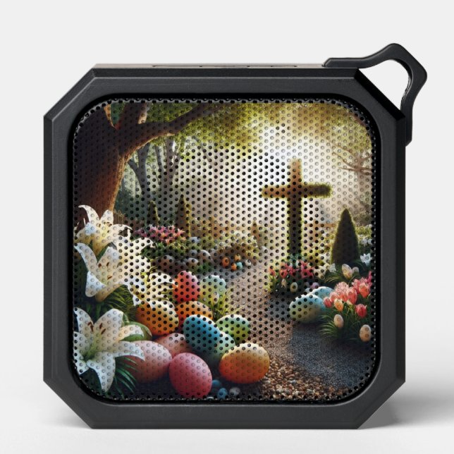 Cross/Easter egg/Lilly  Bluetooth Speaker (Front)