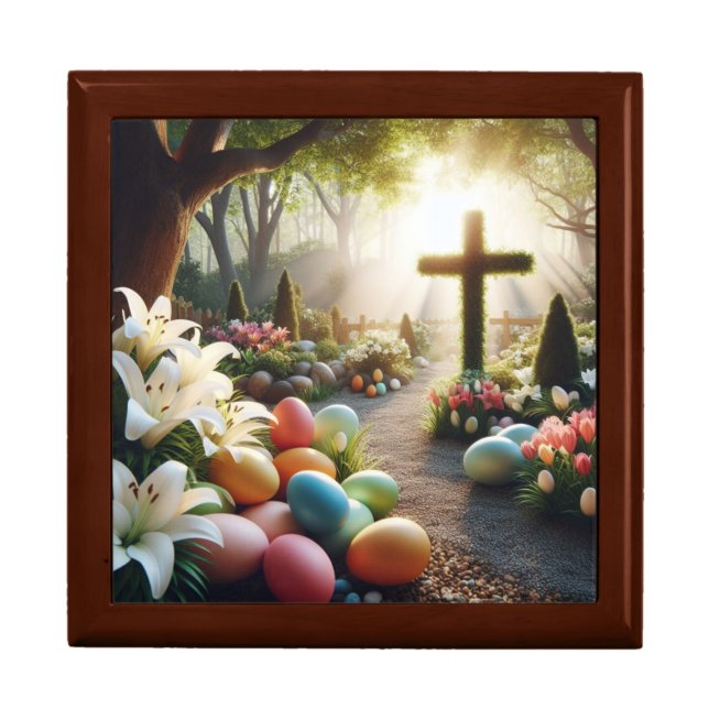 Cross/Easter egg/Lilly  Gift Box (Front)