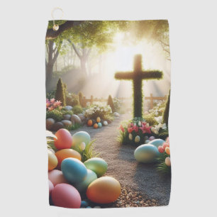 Cross/Easter egg/Lilly  Golf Towel