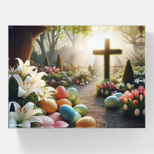 Cross/Easter egg/Lilly Paperweight