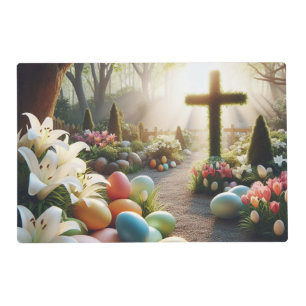 Cross/Easter egg/Lilly Placemat