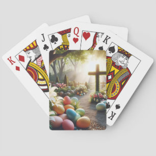 Cross/Easter egg/Lilly Poker Cards