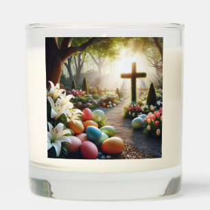 Cross/Easter egg/Lilly Scented Candle