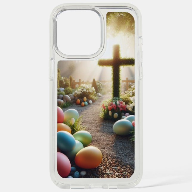 Cross/Easter egg/Lilly  Speck iPhone Case (Front)