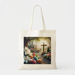 Cross/Easter egg/Lilly  Tote Bag