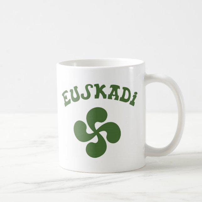 Cross Euskadi Basque Coffee Mug (Right)