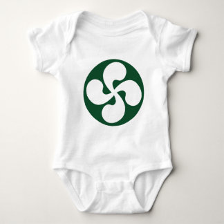 Cross extruded Basque Baby Bodysuit