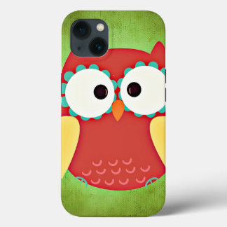 Cross Eyed Owl iPhone 13 Case