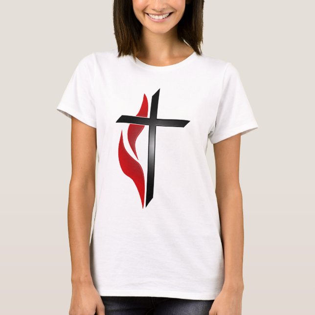CROSS & FLAME T-Shirt (Front)