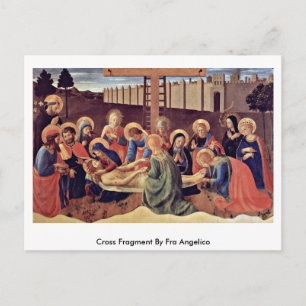 Cross Fragment By Fra Angelico Postcard