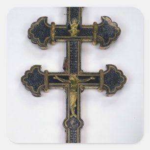 Cross, from Clairmarais Abbey Square Sticker