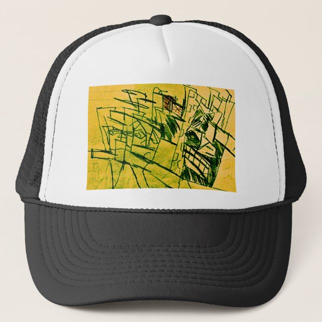 CROSS FROWN TRUCKER HAT (Front)