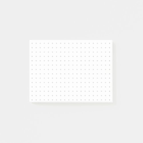 Cross Grid Graph Paper Sticky Notes