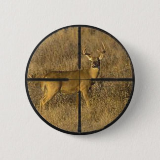 CROSS HAIRS. PINBACK BUTTON