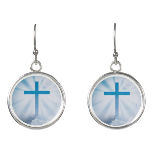  Cross In Sky Earrings (Front)
