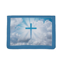 Cross in Sky Photo Wallet