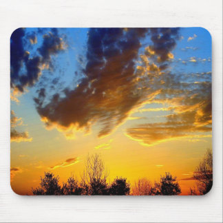 Cross in the Clouds Mouse Pad