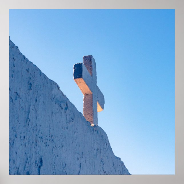 Cross in the Evening Glow Poster (Front)