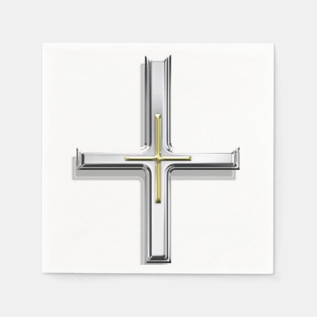 Cross in the Faith I Paper Napkins (Front)