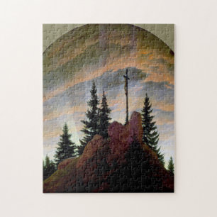 Cross in the Mountains, Friedrich Jigsaw Puzzle