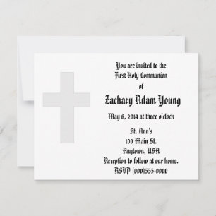"Cross" Invitations