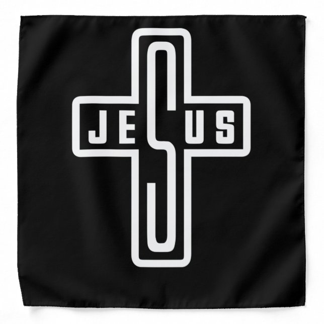 Cross Jesus Christian Bandana (Front)